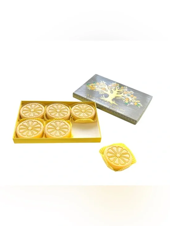 Vintage 1960s Avon “Lemonol” Perfumed Gift Soap Set – Lemon Slice Soaps