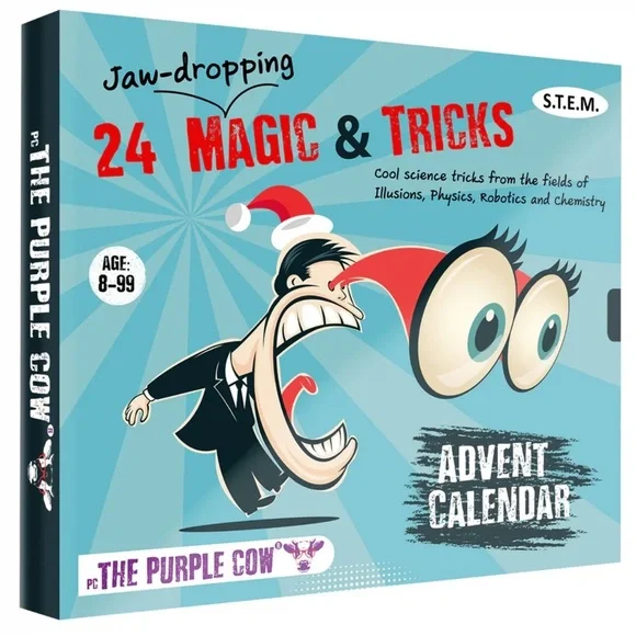 NWT The Purple Cow Magic & Tricks Advent Calendar