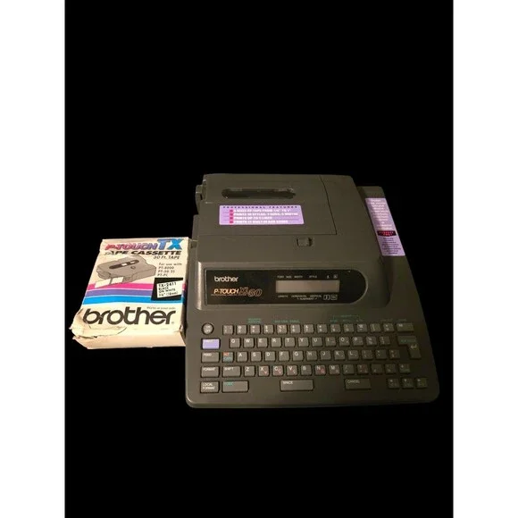 Brother PT-30 P-Touch XL30 Professional Labeling System Untested w/tape See dscr