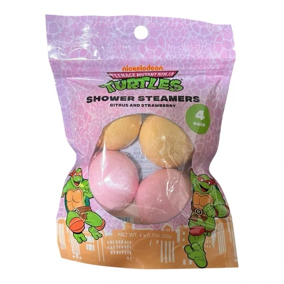 Nickelodeon TMNT 4 pack shower steamers