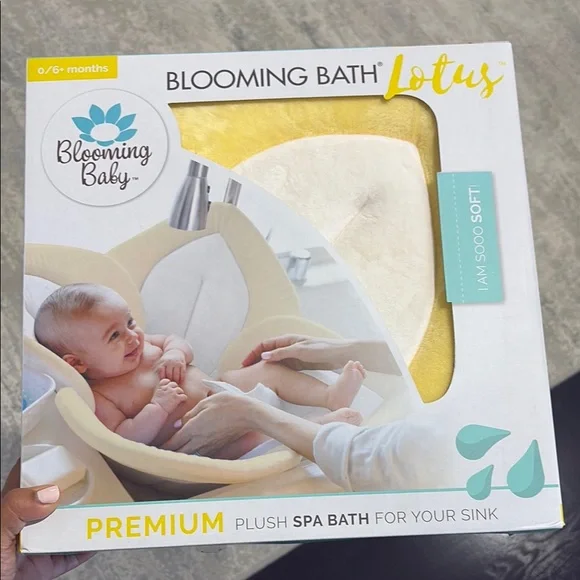 Lotus Premium Plush Sink Spa Bath - Yellow