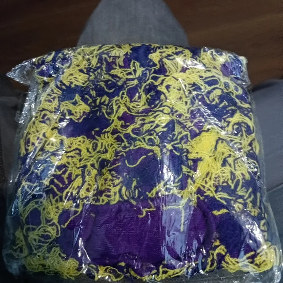 Purple and Yellow Lakers Balaclava Ski Mask