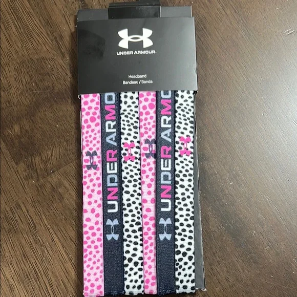 Girls Under Armour 6 Pack Graphic Headbands