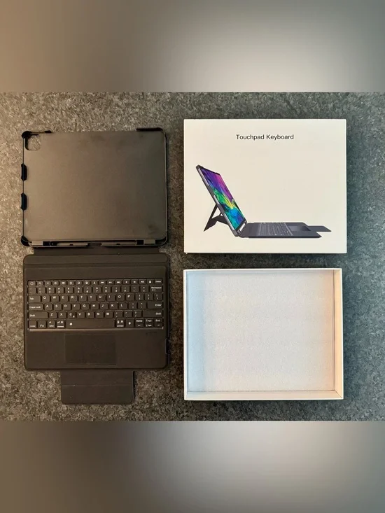 Bluetooth Touchpad Keyboard Case for iPad Pro 11