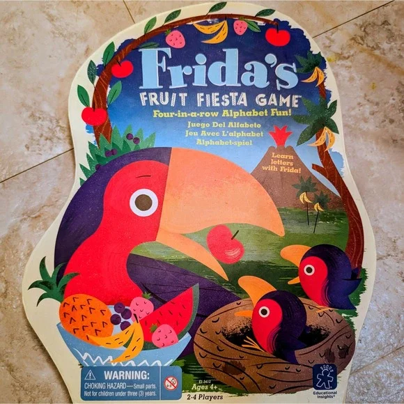 Educational Insights Frida's‎ Fruit Fiesta Alphabet Game Preschool Learning 3412