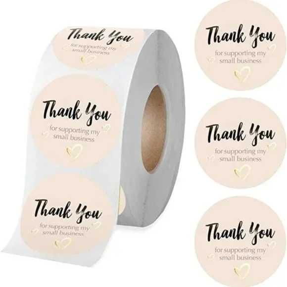 50 PCS Business Thank You Stickers 1.5 