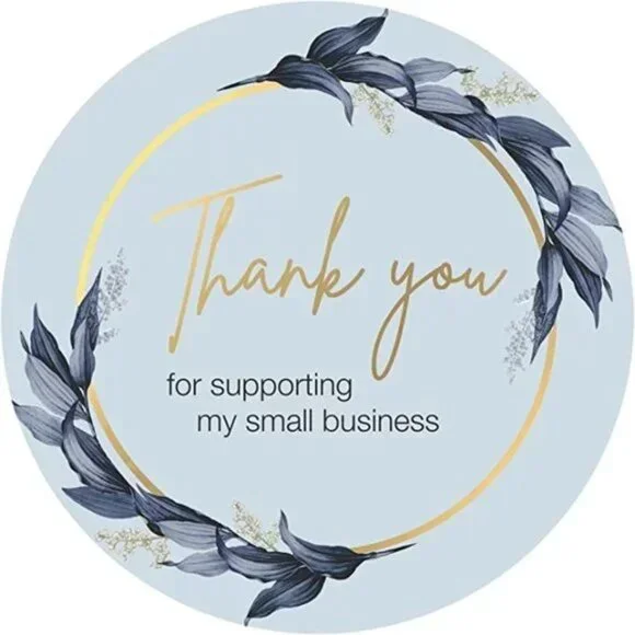50 PCS Business Thank You Stickers 1.5 