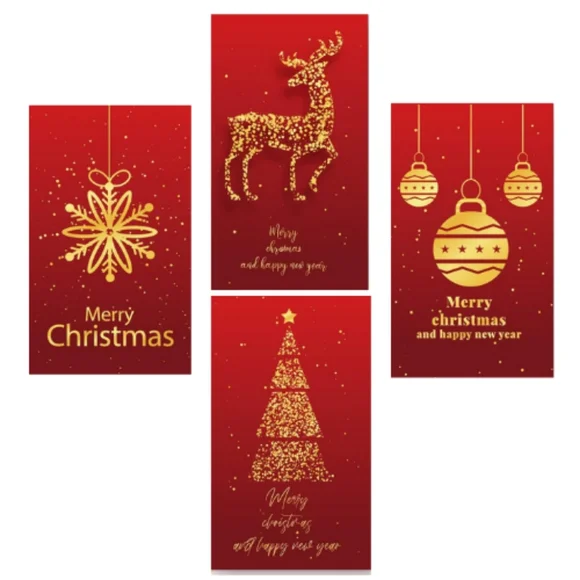 60 Merry Christmas Thank You Cards