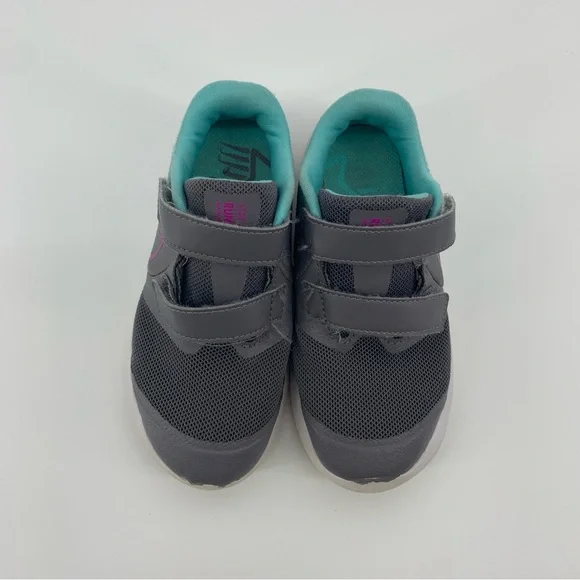 Nike Kids Gray and Aqua Sneakers