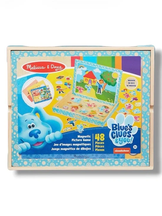 Melissa & Doug Blue's Clues & You! Wooden Magnetic Picture Game - NWT