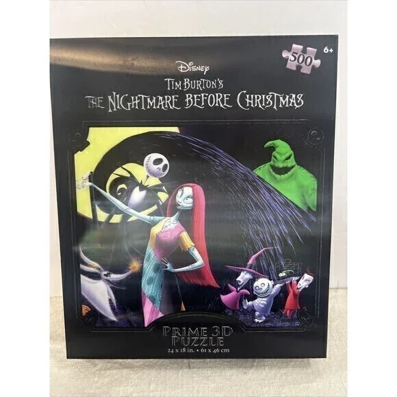 The Nightmare Before Christmas‎ Prime 3D Puzzle 500 Pcs Jack Skellington-Sealed