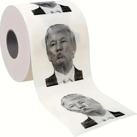 Funny Novelty Prank Toilet Paper Roll With Full Image Prank Gift 1 Roll​​​