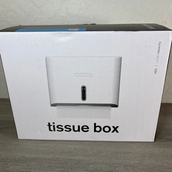 Paper Towel Dispenser‎ Wall Mount, Adhesive No Drilling Multifold Trifold C Fold