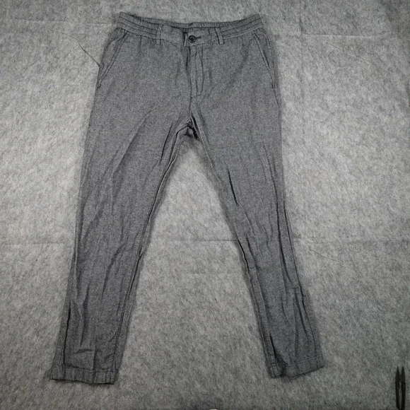 Banana Republic Pants Mens 31x32 (Actual 30x28) Blue Athletic Linen Preppy Navy