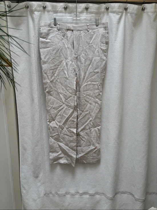 Banana Republic Heritage Collection Light Tan Linen-Blend Chinos