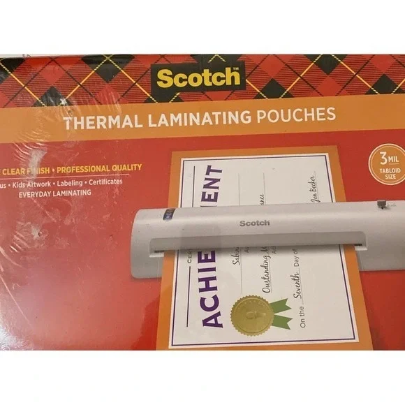 Scotch Thermal Laminating Pouches 25 Pouches 11.4x17.4 ‎ 3677