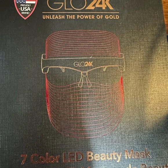 Gold LED Beauty Mask seven different colors ￼