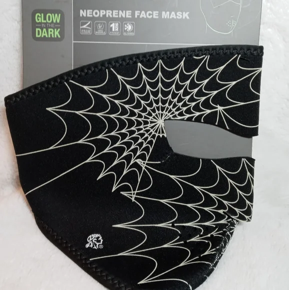 Neoprene Face Mask . Glow in the Dark