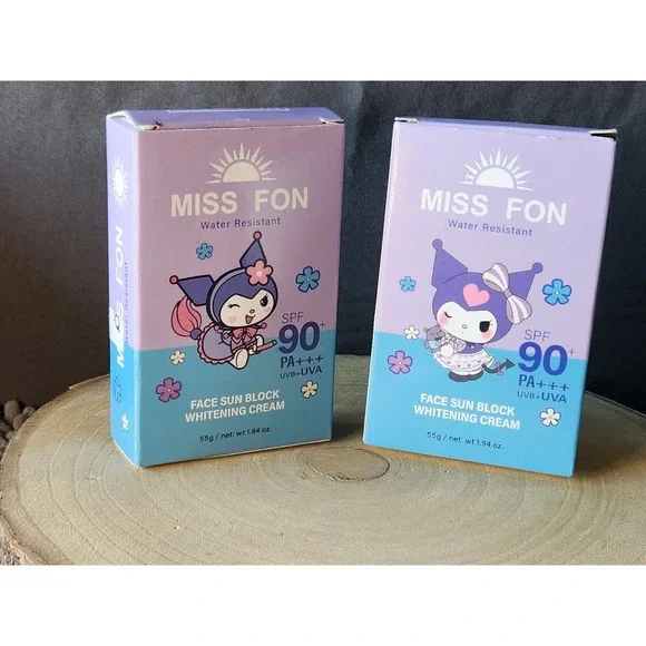 Lot Of‎ 2~90 Spf HK Miss Fon Theme Keromi Sunscreen For Kids. New In Box!