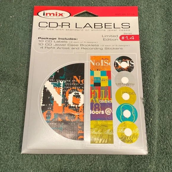 NWT CD-R Labels by imix