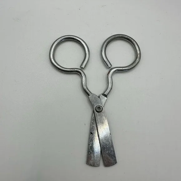 VTG Small School Childs Scissors Blunt Tip Silver 3.25