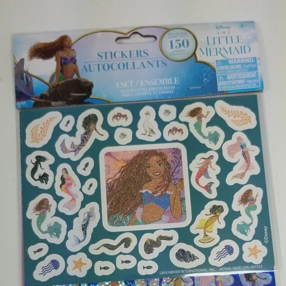 Disney Little Mermaid 150 stickers
