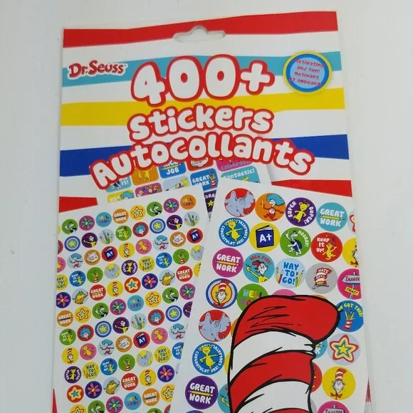 400 plus Dr. Seuss Sticker book