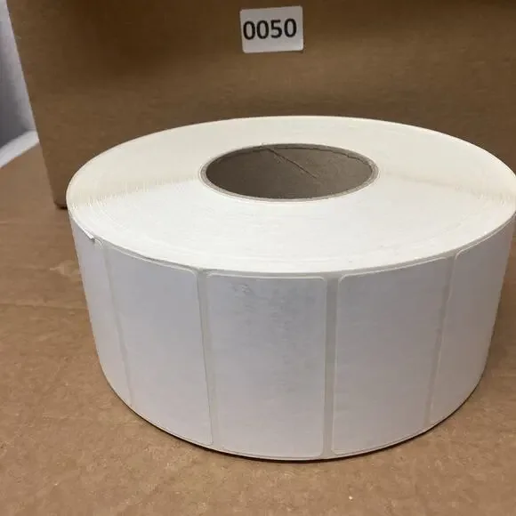 3”x1.5” white uncoated dt labels 4,000 Per Roll