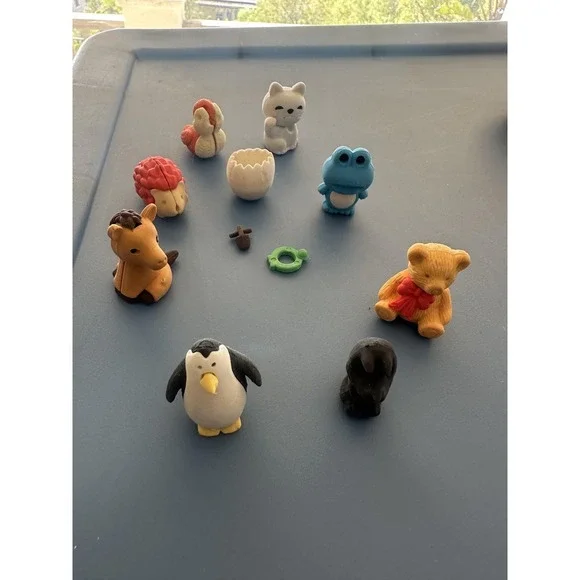 IWAKO Japanese Animal Puzzle Erasers Mini Figures Lot Mixed Style Japan‎ Toys