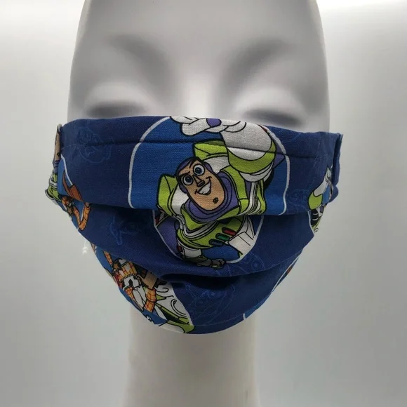 Buzz Lightyear Adults Mask Hand Made 100% Cotton