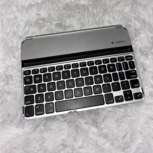 Logitech Black and Silver Compact Keyboard