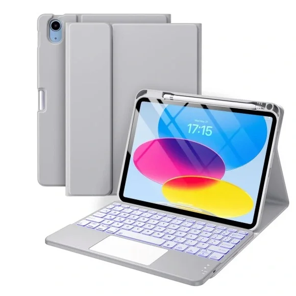 Harvopu iPad Keyboard Case with Touchpad