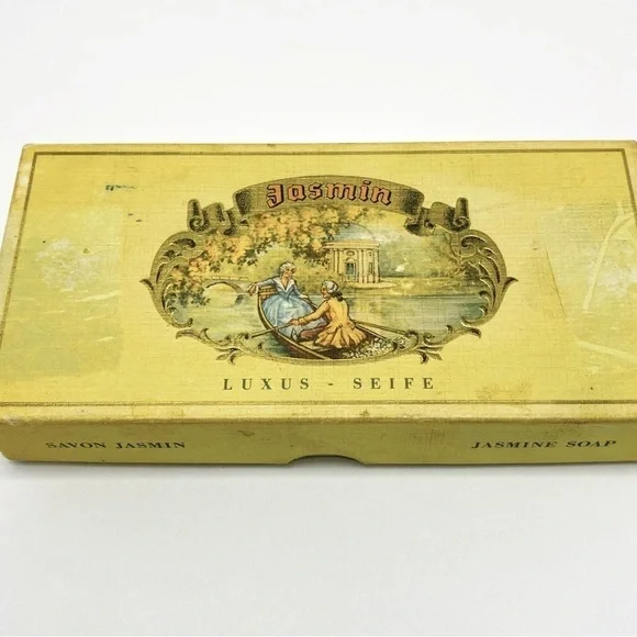 Savon Jasmin Vintage Luxus soap with 3 2.6oz each bars. #4