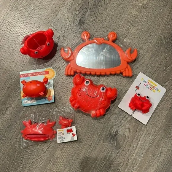 Kid's Crab Bath Set 6 Pieces