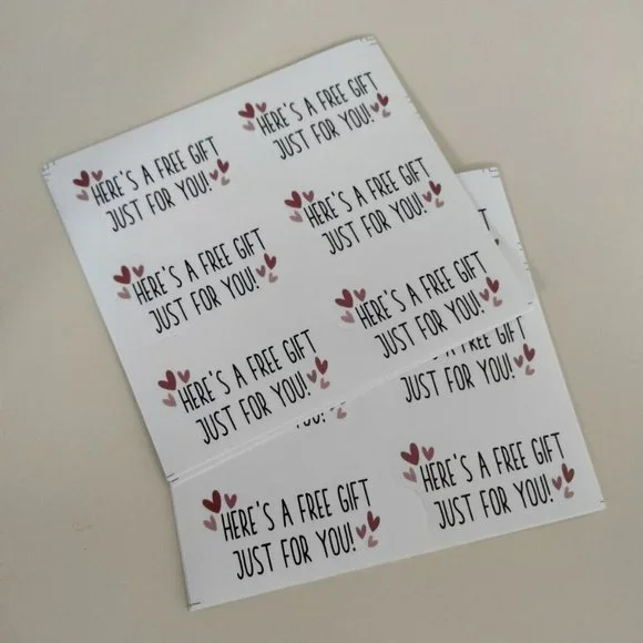 60 Pcs- Small Business Stickers Free Gift Thank You Stickers 2