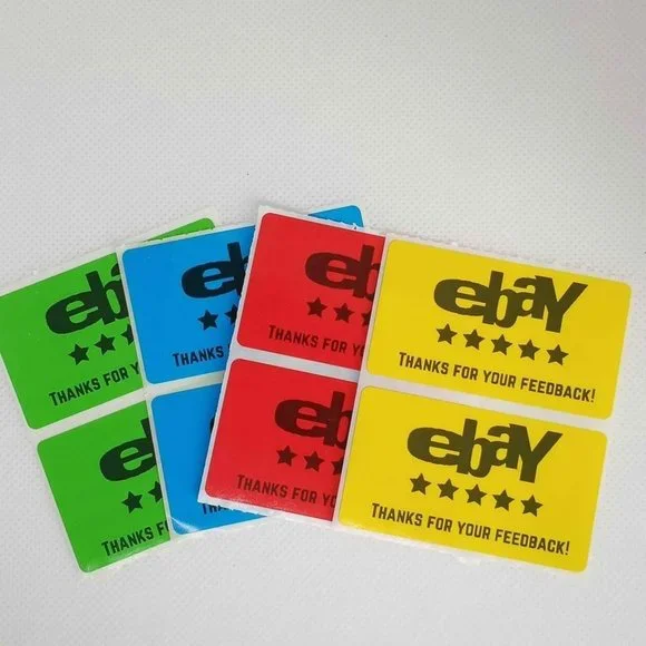 💙100 EBAY Thanks- Shipping Labels Thermal Packaging Stickers 2.25