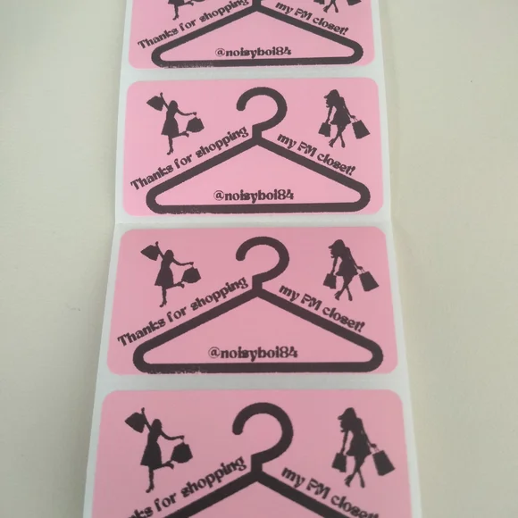 💙100 Shopping PM Closet- Shipping Label Thermal Packaging Sticker 2.25