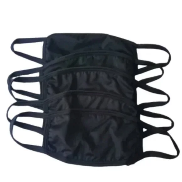 NEW Set of 5 Black Face Masks