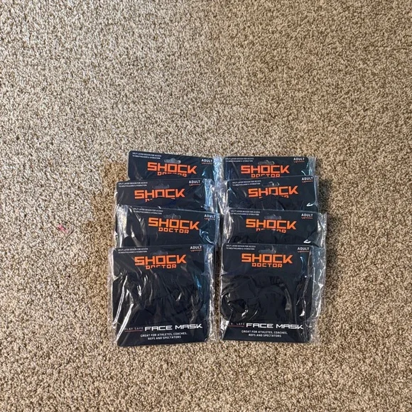 Shock Doctor Black Face Mask