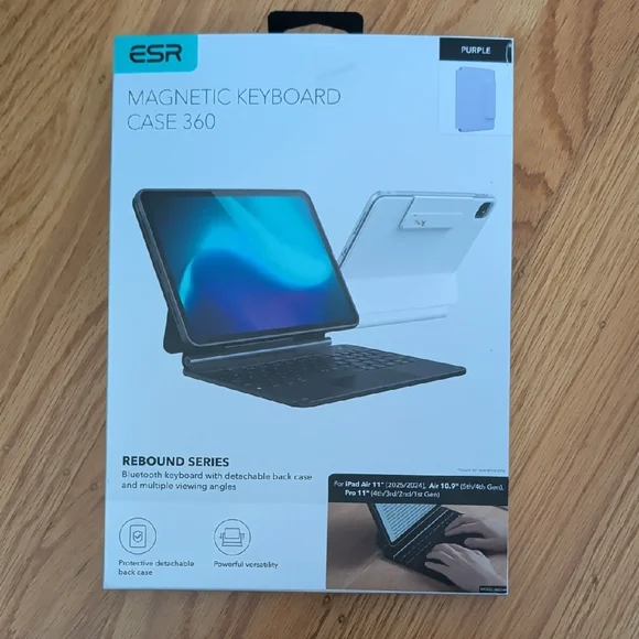 Magnetic Keyboard Case 360 - Black (brand New)