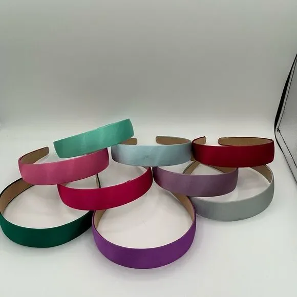 7 Colorful Women/girls Headband Set- new, a couple spots from dye transfer