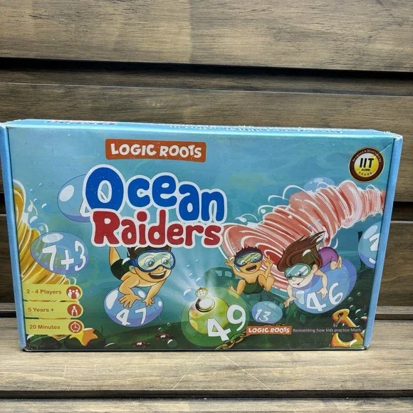 Ocean Raiders‎ Logic Roots Math Learning Game Undersea Adventure Sealed