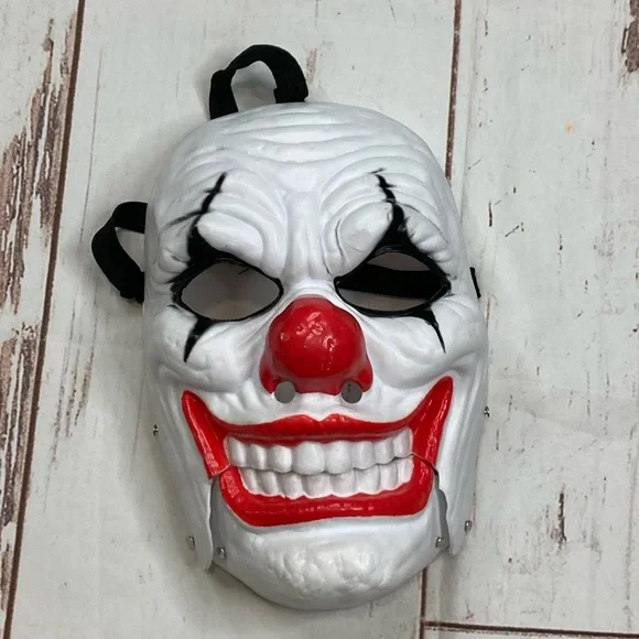 Scary Joker Mask Jabber Jaw Clown Halloween Mask Sz OSFM