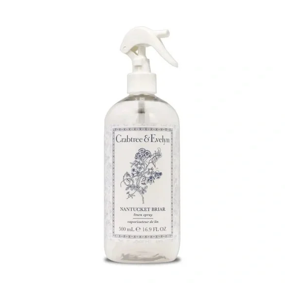 Crabtree and Evelyn NANTUCKET BRIAR Linen Spray Full Size 16.9 Fl Oz 500 ml NEW