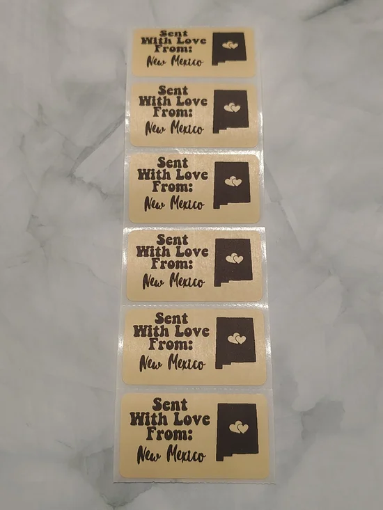💙100 New Mexico- Shipping Labels Thermal Packaging Stickers 2.25