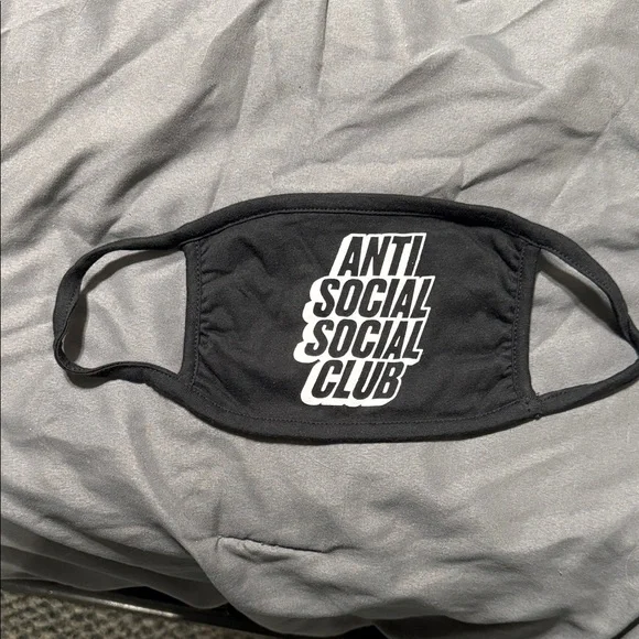 Anti Social Social Club Black and White Mask
