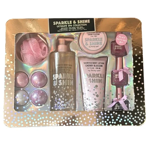 Sparkle & Shine Ultimate Spa Collection Play Spa kids 8+ New in box