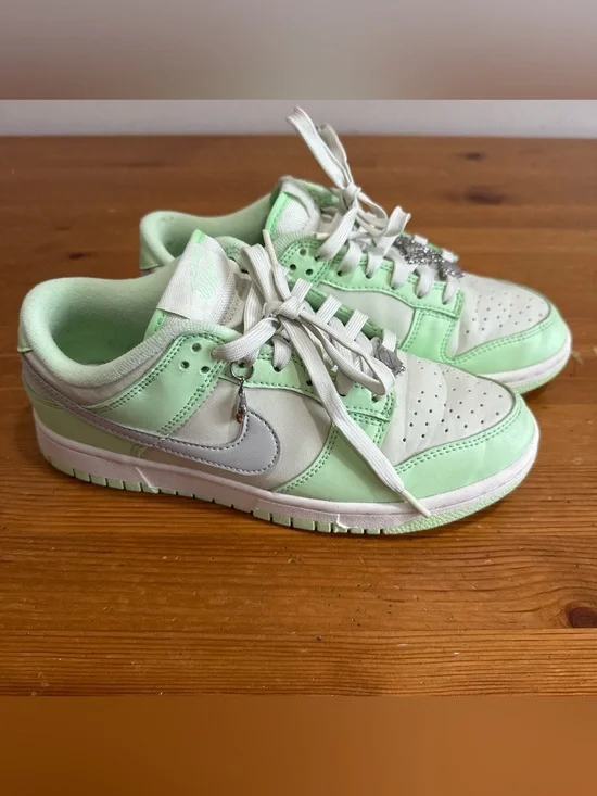 Nike Dunk Low Sneakers with metallic charms WOMEN’S Size 8