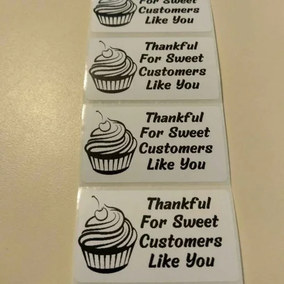 💙100 Sweet Customers- Shipping Labels Thermal Packaging Stickers 2.25