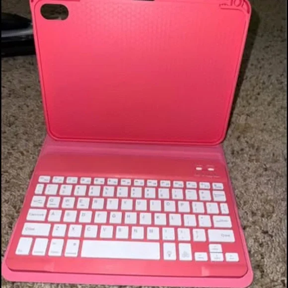 Pink 10th gen 10.9 inch iPad Keyboard Case
